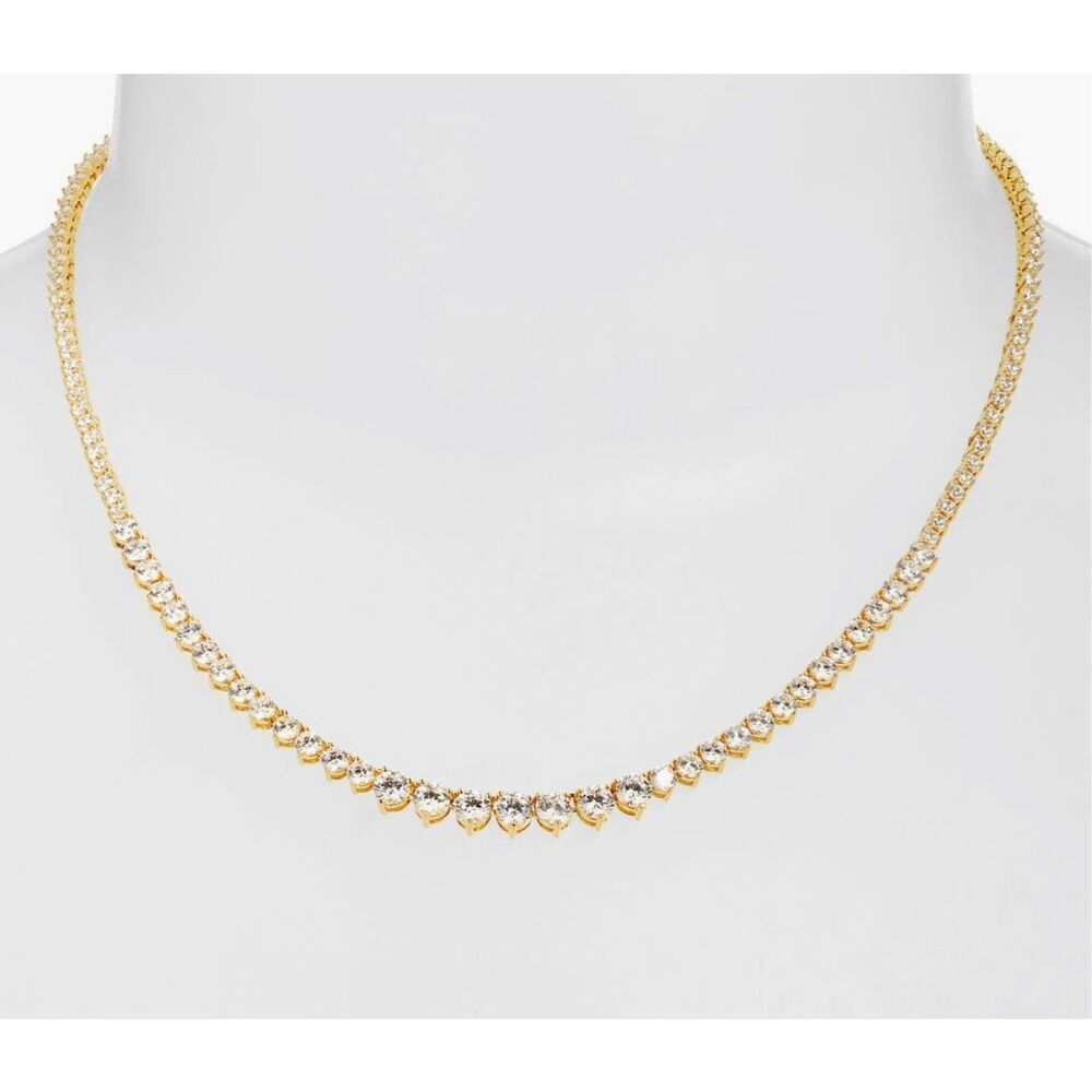 Nordstrom‘s dainty super sparkly cubic zirconia tennis necklace ￼